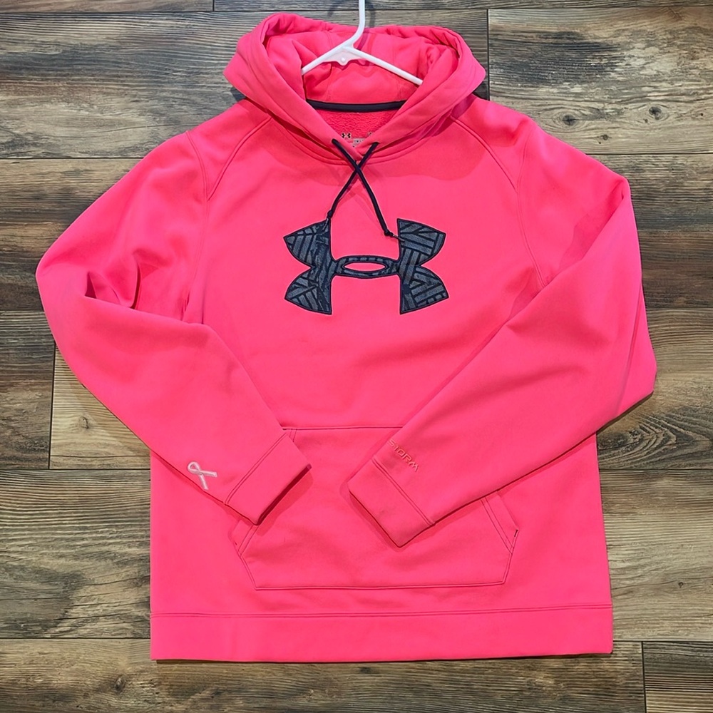 Women’s Large Under Armour Breast Cancer Pink Hoodie